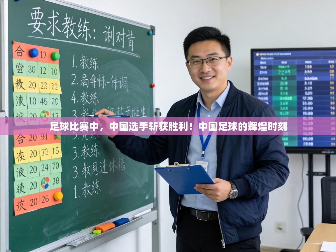 足球比赛中，中国选手斩获胜利！中国足球的辉煌时刻  第1张